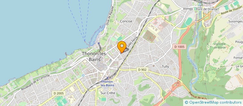 localisation de l'entreprise MONSIEUR ELVID JUSUFOVIC à THONON-LES-BAINS