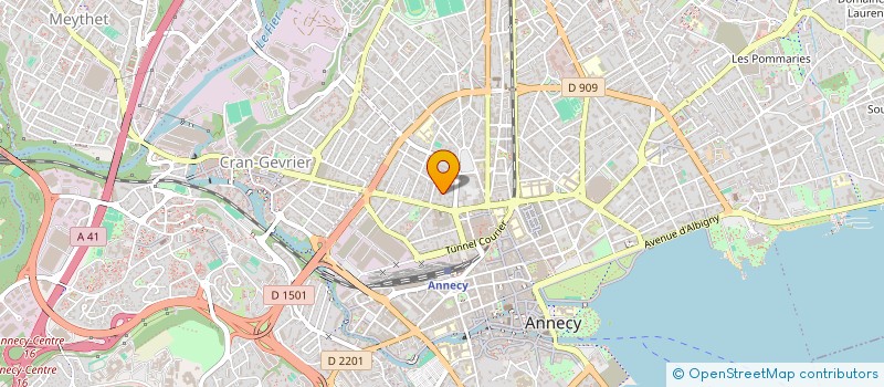 localisation de l'entreprise MONSIEUR ELVIN CORVAISIER PAULI  ANNECY