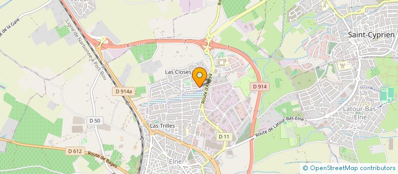 localisation de l'entreprise MONSIEUR ELVIO RODRIGUES VICENTE à ELNE