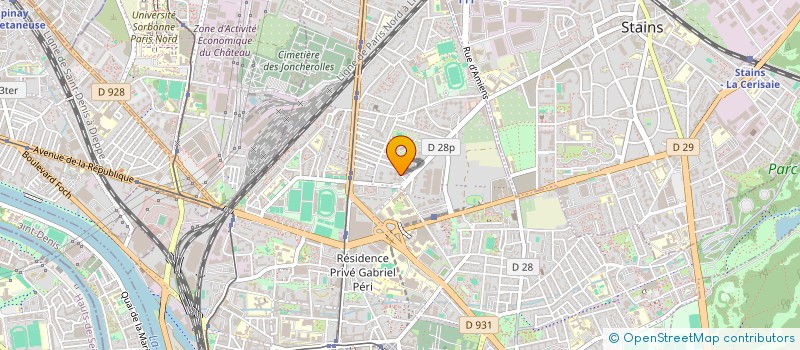 localisation de l'entreprise MONSIEUR ELVIO TISMA  PIERREFITTE-SUR-SEINE