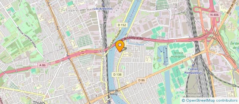 localisation de l'entreprise MONSIEUR ELVIS ALVES DOS SANTOS  CHOISY-LE-ROI