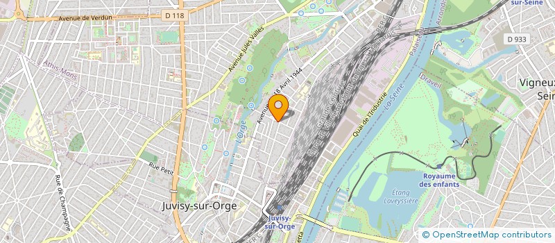 localisation de l'entreprise MONSIEUR ELVIS ANTON  ATHIS-MONS