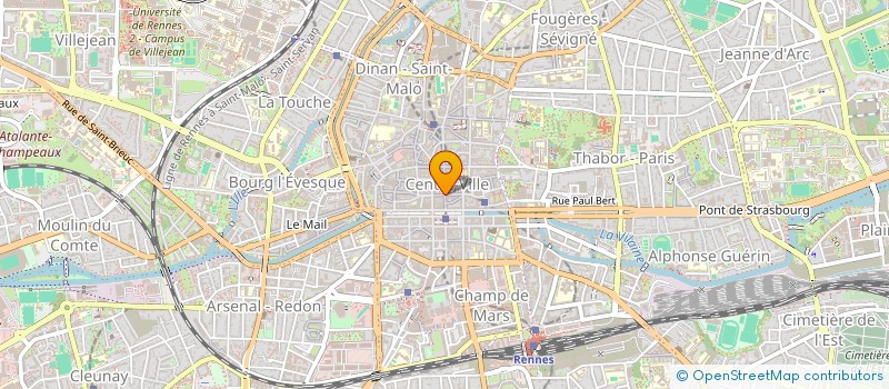 localisation de l'entreprise MONSIEUR ELVIS AUBIN  RENNES