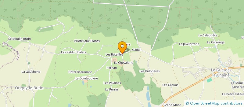 localisation de l'entreprise MONSIEUR ELVIS BELLANGER à BELFORET-EN-PERCHE