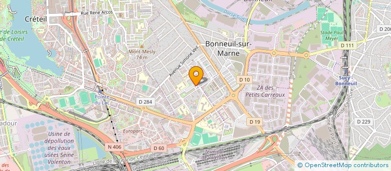 localisation de l'entreprise MONSIEUR ELVIS BOURGEOIS  BONNEUIL-SUR-MARNE