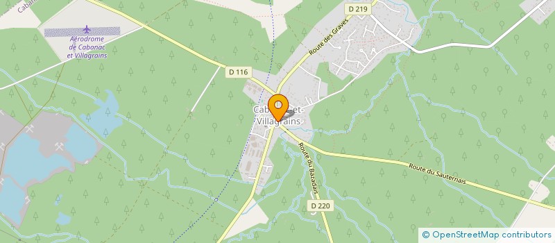 localisation de l'entreprise MONSIEUR ELVIS BRARD TOUTAIN  CABANAC-ET-VILLAGRAINS