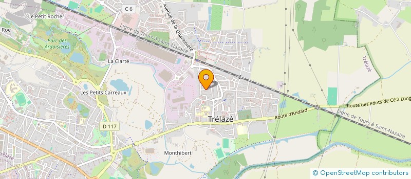 localisation de l'entreprise MONSIEUR ELVIS CHIRON  TRELAZE