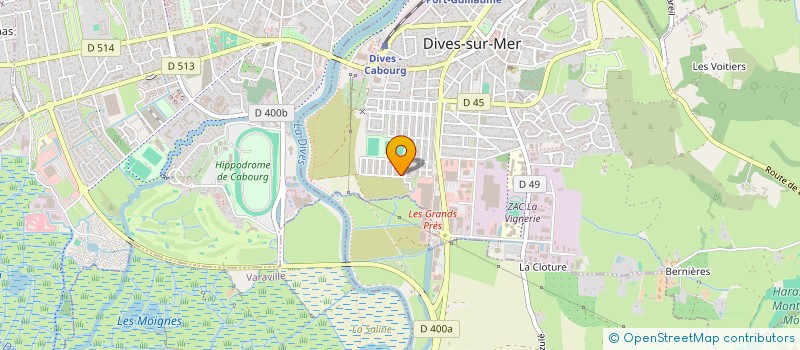 localisation de l'entreprise MONSIEUR ELVIS FILLEAU  DIVES-SUR-MER