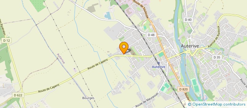 localisation de l'entreprise MONSIEUR ELVIS GENDREY  AUTERIVE