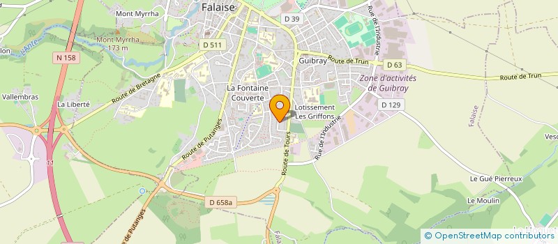 localisation de l'entreprise MONSIEUR ELVIS GODEFROY  BERNIERES-D'AILLY