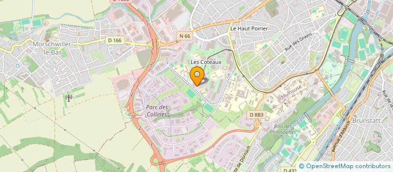 localisation de l'entreprise MONSIEUR ELVIS HUSIC  MULHOUSE