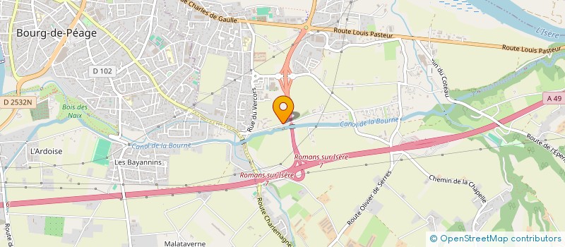 localisation de l'entreprise MONSIEUR ELVIS JOUIS  CHATUZANGE-LE-GOUBET