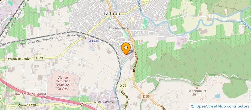 localisation de l'entreprise MONSIEUR ELVIS LACAZE  LA CRAU