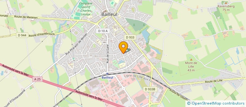 localisation de l'entreprise MONSIEUR ELVIS LEFEBVRE à BAILLEUL