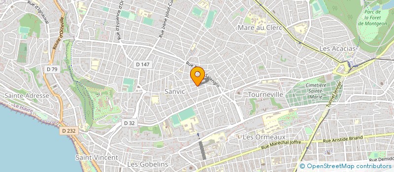 localisation de l'entreprise MONSIEUR ELVIS LETHUILLIER à LE HAVRE