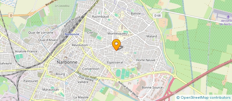 localisation de l'entreprise MONSIEUR ELVIS LOPEZ  NARBONNE
