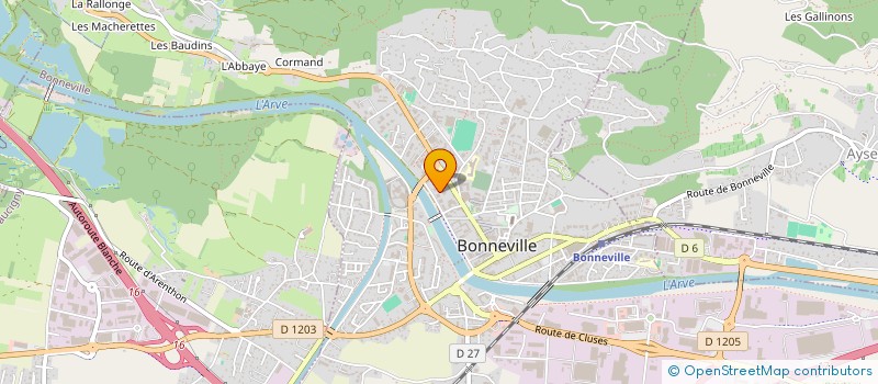 localisation de l'entreprise MONSIEUR ELVIS MUSTAFIC  BONNEVILLE