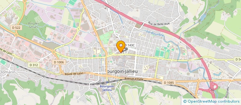 localisation de l'entreprise MONSIEUR ELVIS REYNIER à BOURGOIN-JALLIEU