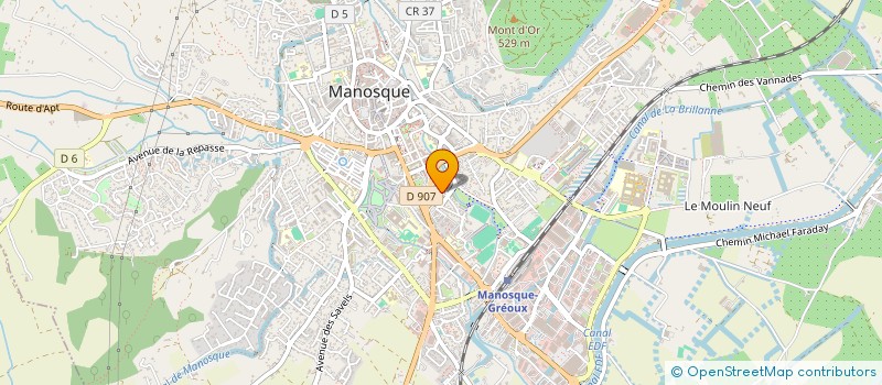 localisation de l'entreprise MONSIEUR ELVIS SEZAIRI à MANOSQUE