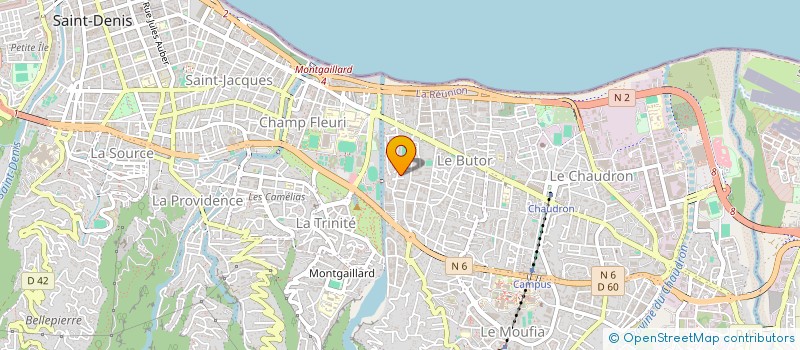 localisation de l'entreprise MONSIEUR ELVIS SINAMA  SAINT-DENIS