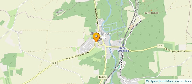 localisation de l'entreprise MONSIEUR ELVIS SORGIATI  GIRONVILLE-SUR-ESSONNE