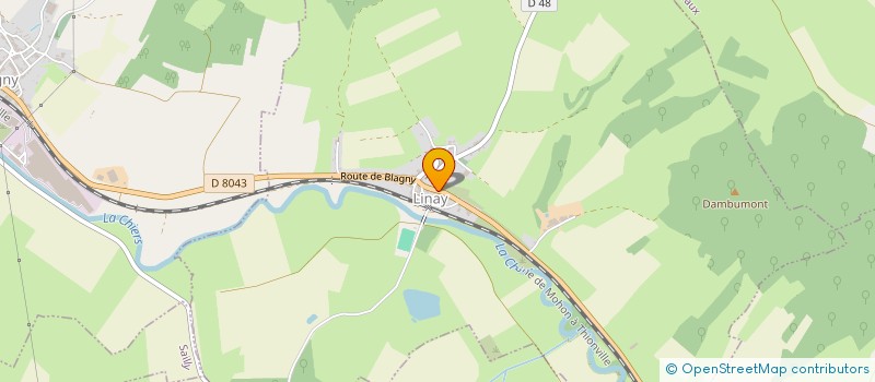 localisation de l'entreprise MONSIEUR ELVIS THALLOT  LINAY