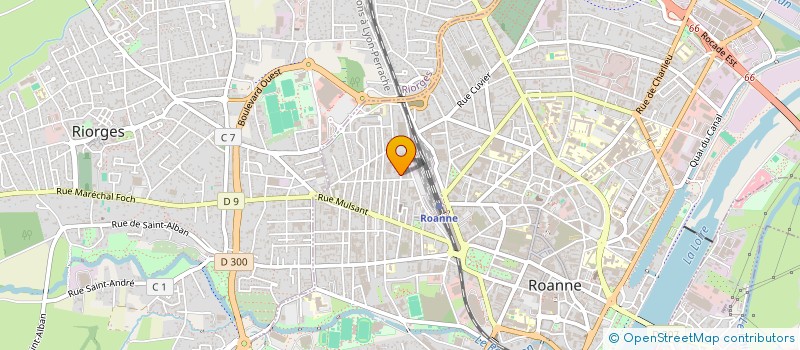 localisation de l'entreprise MONSIEUR ELVIS VERGIAT  ROANNE