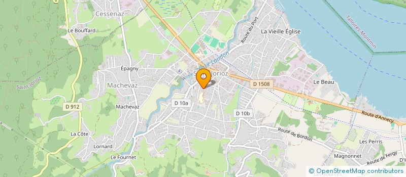 localisation de l'entreprise MONSIEUR ELVIS ZEQIRI  SAINT-JORIOZ