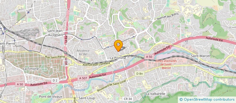 localisation de l'entreprise MONSIEUR ELVYN CORTES DE LA ROSE à MARSEILLE