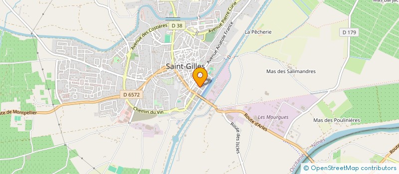 localisation de l'entreprise MONSIEUR ELVYN HUCHETTE à SAINT-GILLES