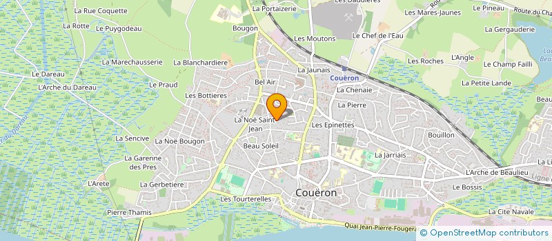 localisation de l'entreprise MONSIEUR ELVYS PIERRE à COUERON