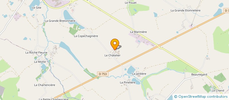 localisation de l'entreprise MONSIEUR ELWEN GICQUEL  LA BRUFFIERE