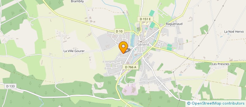 localisation de l'entreprise MONSIEUR ELWIN BRELEUR  SERENT