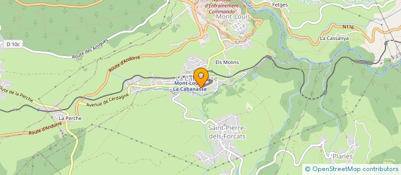 localisation de l'entreprise MONSIEUR ELWIS KIKKAS  LA CABANASSE