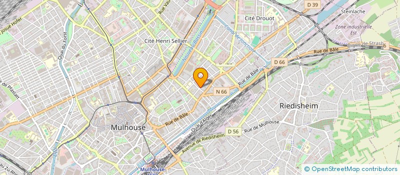 localisation de l'entreprise MONSIEUR ELWOOD BOUAZZA à MULHOUSE