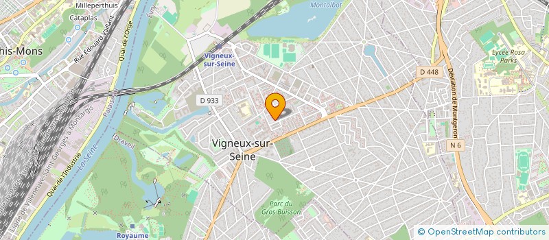 localisation de l'entreprise MONSIEUR ELY FANE à VIGNEUX-SUR-SEINE