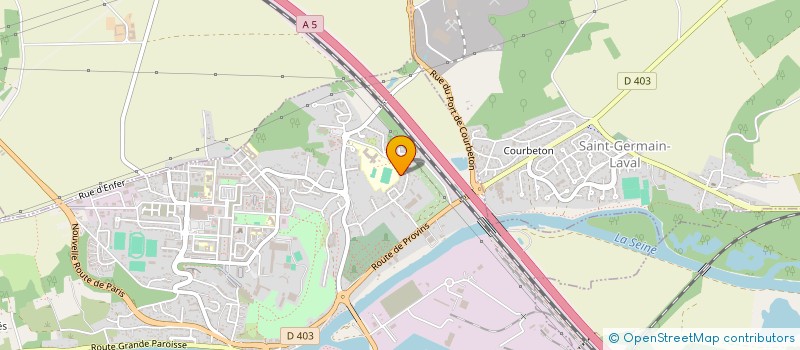 localisation de l'entreprise MONSIEUR ELY LAGUERRE  MONTEREAU-FAULT-YONNE