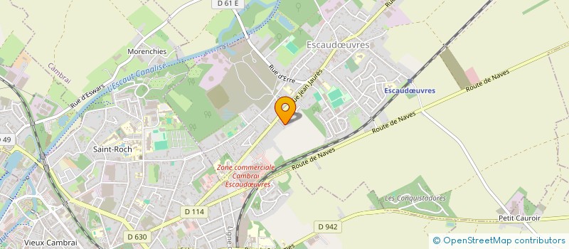 localisation de l'entreprise MONSIEUR ELY LONGELIN  ESCAUDUVRES