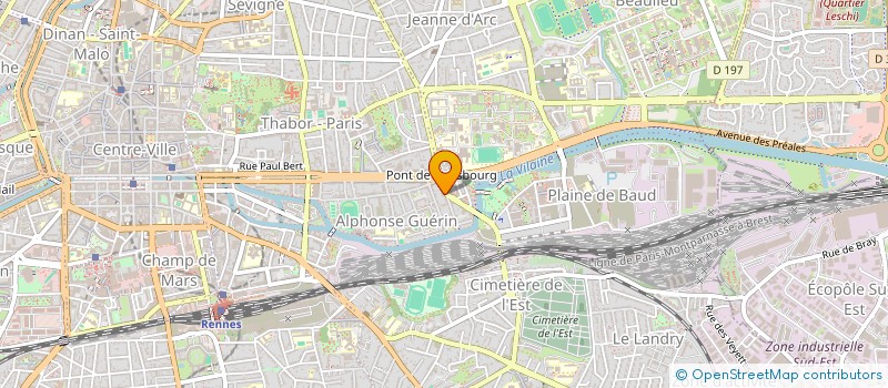 localisation de l'entreprise MONSIEUR ELY ROUSSEL  RENNES