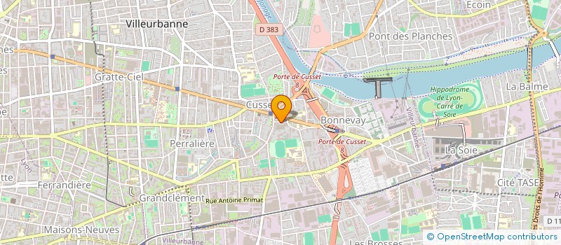 localisation de l'entreprise MONSIEUR ELYA EL HADIBI  VILLEURBANNE