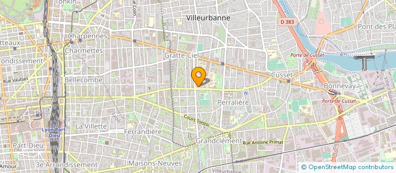 localisation de l'entreprise MONSIEUR ELYAHOU ELHARRAR à VILLEURBANNE