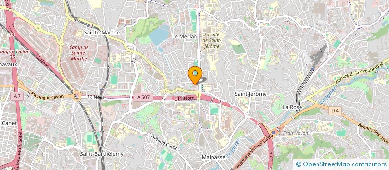 localisation de l'entreprise MONSIEUR ELYAMINE RAHRAH à MARSEILLE