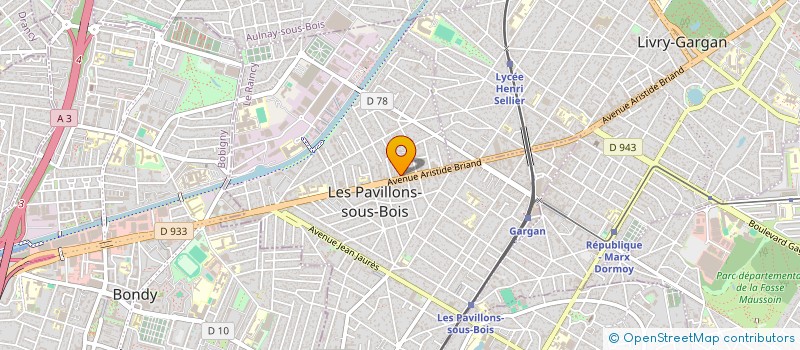 localisation de l'entreprise MONSIEUR ELYAS ALOUI  LES PAVILLONS-SOUS-BOIS