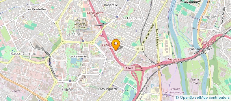 localisation de l'entreprise MONSIEUR ELYAS BERTHET à TOULOUSE