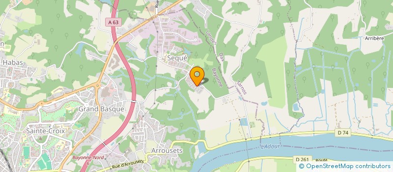 localisation de l'entreprise MONSIEUR ELYAS BOUALAMI à BAYONNE