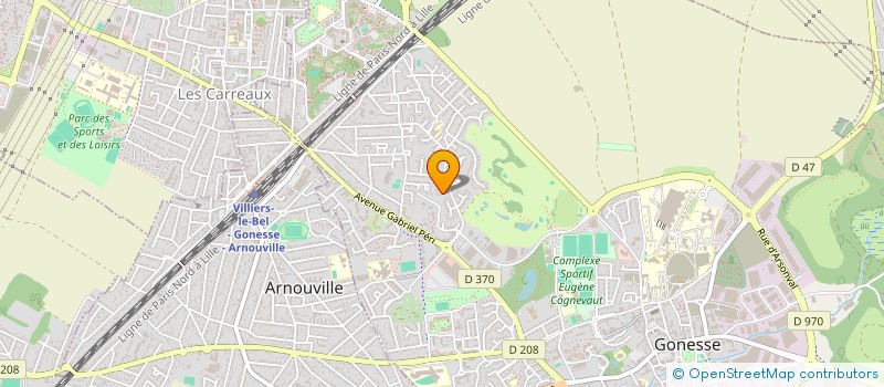 localisation de l'entreprise MONSIEUR ELYAS EL BAKKALI  GONESSE