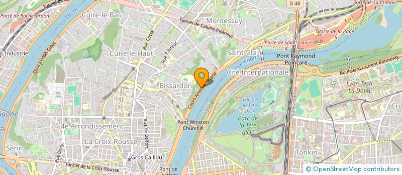 localisation de l'entreprise MONSIEUR ELYAS MERZAEE  CALUIRE-ET-CUIRE