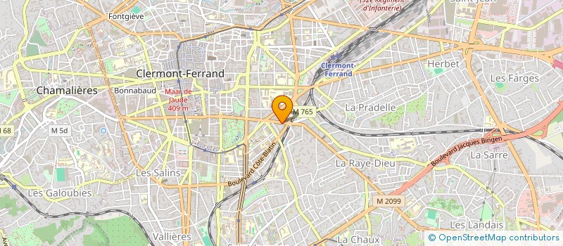 localisation de l'entreprise MONSIEUR ELYAS MOHAMMADI  CLERMONT-FERRAND