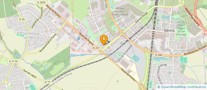 localisation de l'entreprise MONSIEUR ELYAS NEFFATI  MONTEVRAIN