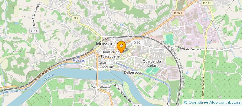 localisation de l'entreprise MONSIEUR ELYAS OUABICHE  MOISSAC